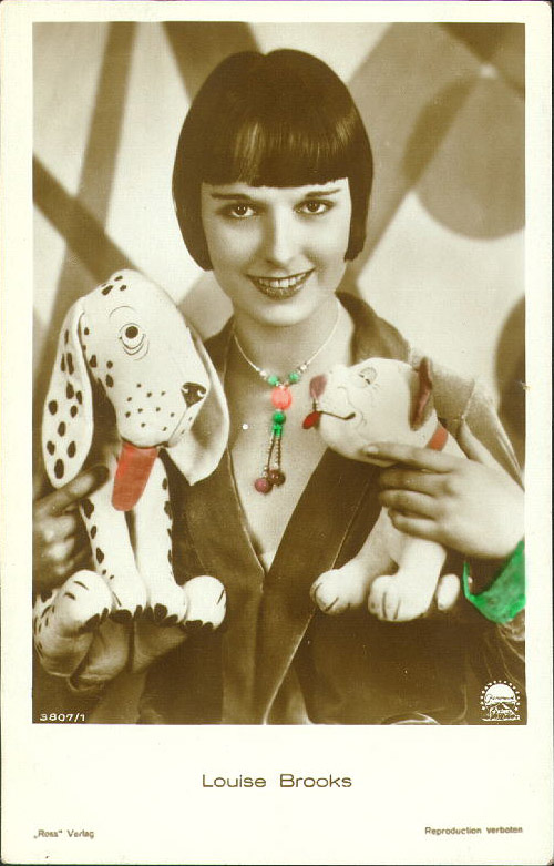 Louise Brooks, hand tinted