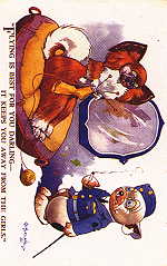 Flying is best for you darling-it keeps you away from the girls