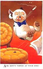 And how's things at your end